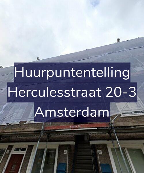 Foto gevel Huurpuntentelling voor Herculesstraat 20-3, Amsterdam