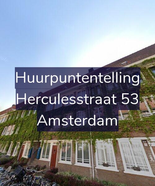 Foto gevel Huurpuntentelling voor Herculesstraat 53, Amsterdam