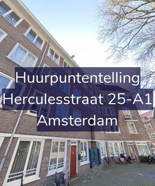 Foto gevel Huurpuntentelling voor Herculesstraat 25-A1, Amsterdam