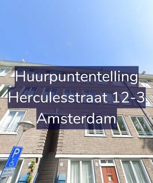 Foto gevel Huurpuntentelling voor Herculesstraat 12-3, Amsterdam