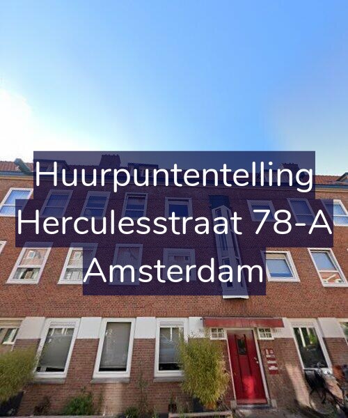 Foto gevel Huurpuntentelling voor Herculesstraat 78-A, Amsterdam