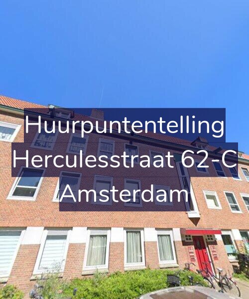 Foto gevel Huurpuntentelling voor Herculesstraat 62-C, Amsterdam