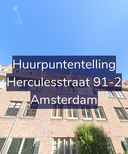 Foto gevel Huurpuntentelling voor Herculesstraat 91-2, Amsterdam