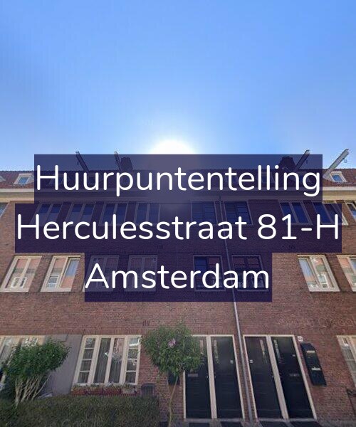 Foto gevel Huurpuntentelling voor Herculesstraat 81-H, Amsterdam
