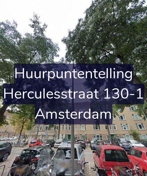 Foto gevel Huurpuntentelling voor Herculesstraat 130-1, Amsterdam