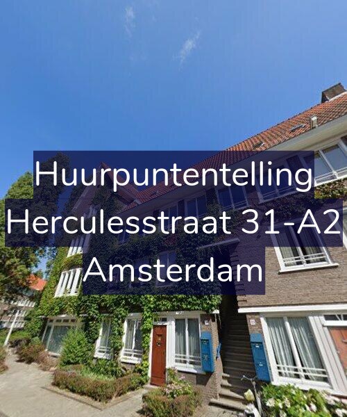 Foto gevel Huurpuntentelling voor Herculesstraat 31-A2, Amsterdam