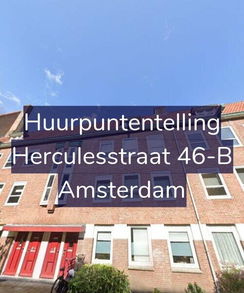 Foto gevel Huurpuntentelling voor Herculesstraat 46-B, Amsterdam