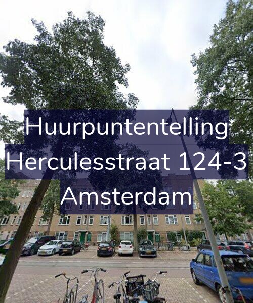 Foto gevel Huurpuntentelling voor Herculesstraat 124-3, Amsterdam
