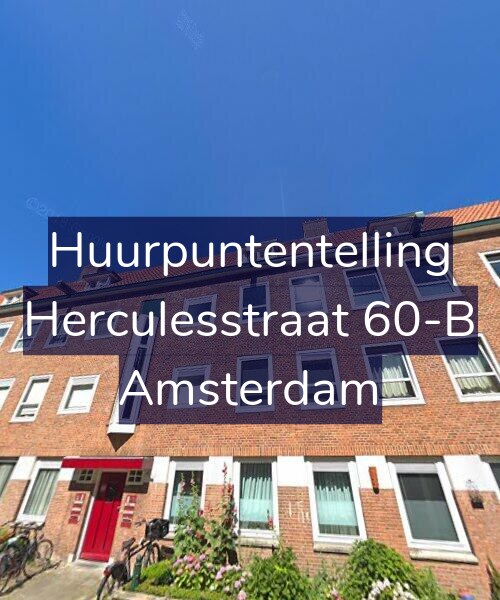 Foto gevel Huurpuntentelling voor Herculesstraat 60-B, Amsterdam