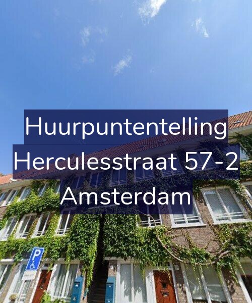 Foto gevel Huurpuntentelling voor Herculesstraat 57-2, Amsterdam