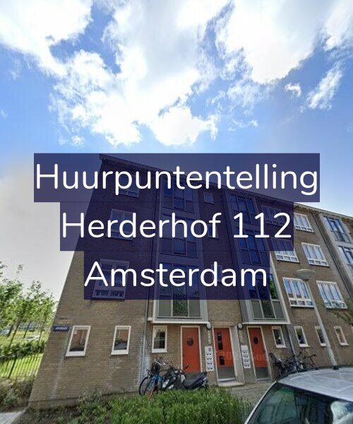 Foto gevel Huurpuntentelling voor Herderhof 112, Amsterdam