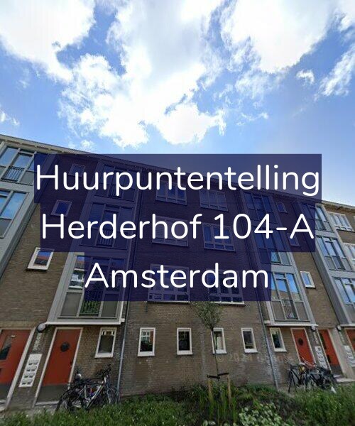 Foto gevel Huurpuntentelling voor Herderhof 104-A, Amsterdam