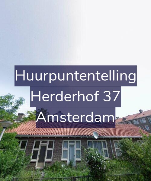 Foto gevel Huurpuntentelling voor Herderhof 37, Amsterdam