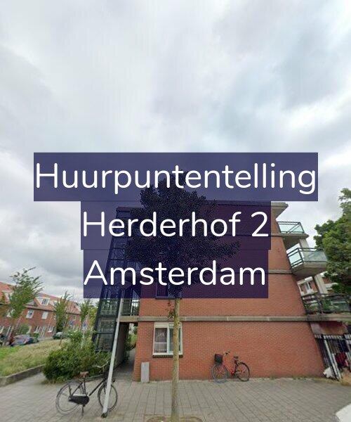 Foto gevel Huurpuntentelling voor Herderhof 2, Amsterdam