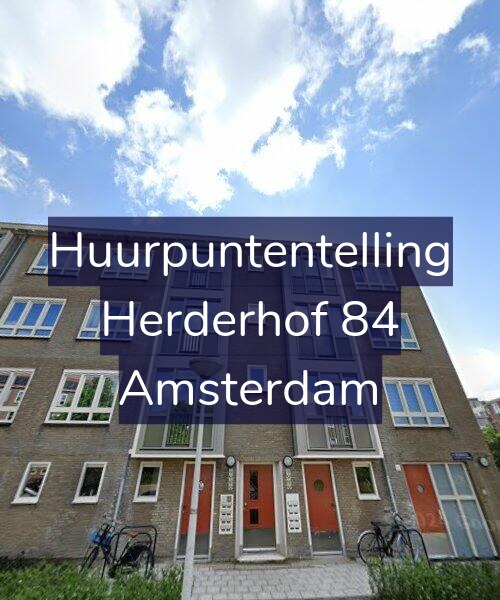 Foto gevel Huurpuntentelling voor Herderhof 84, Amsterdam