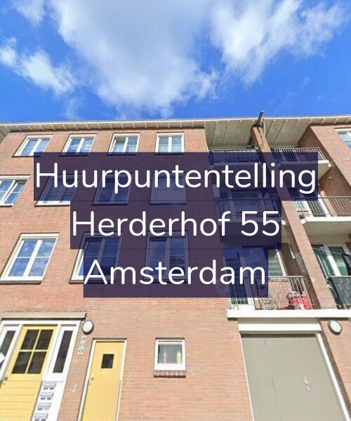 Foto gevel Huurpuntentelling voor Herderhof 55, Amsterdam