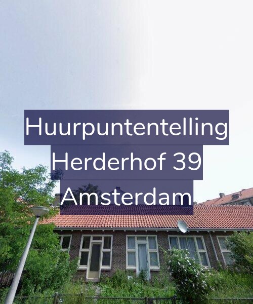 Foto gevel Huurpuntentelling voor Herderhof 39, Amsterdam