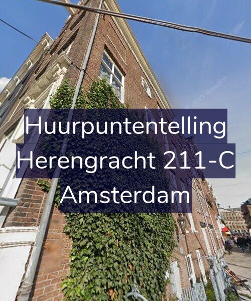 Foto gevel Huurpuntentelling voor Herengracht 211-C, Amsterdam
