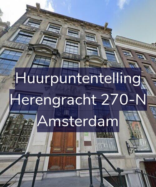 Foto gevel Huurpuntentelling voor Herengracht 270-N, Amsterdam