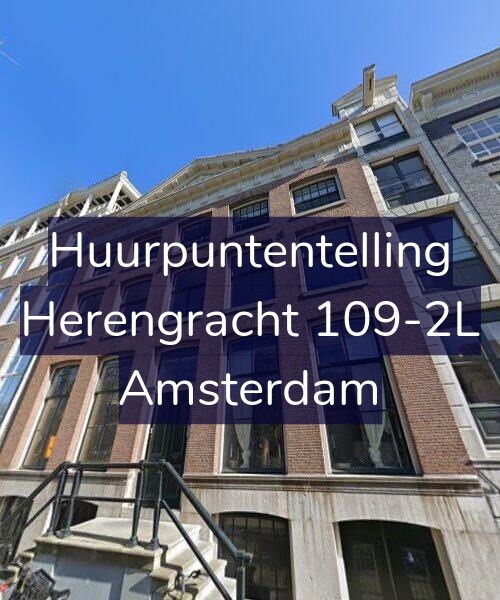 Foto gevel Huurpuntentelling voor Herengracht 109-2L, Amsterdam