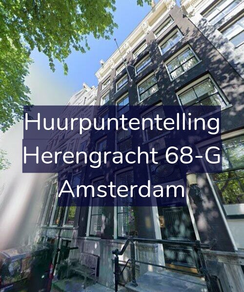 Foto gevel Huurpuntentelling voor Herengracht 68-G, Amsterdam