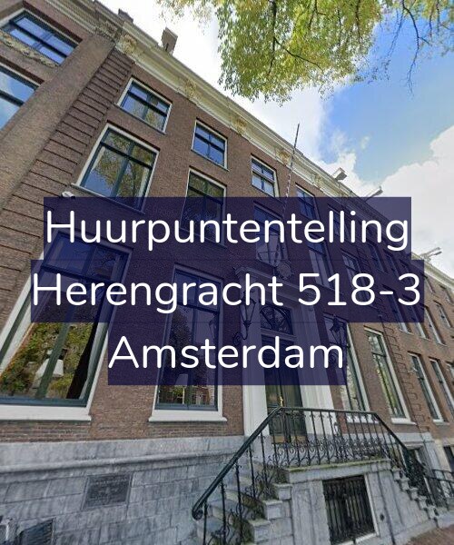 Foto gevel Huurpuntentelling voor Herengracht 518-3, Amsterdam