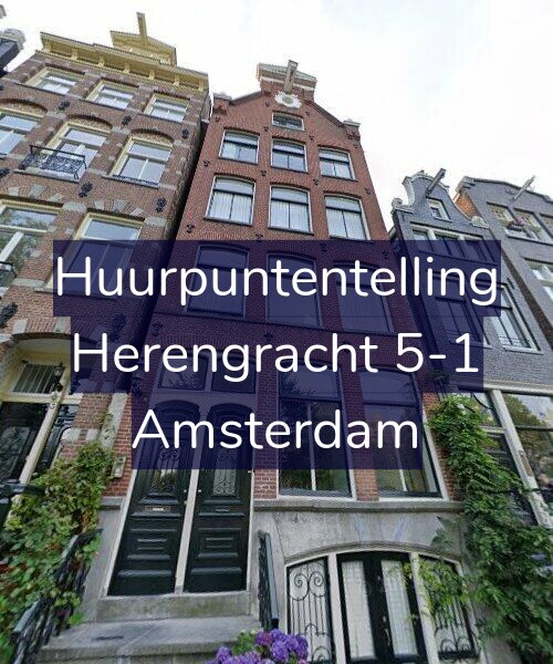 Foto gevel Huurpuntentelling voor Herengracht 5-1, Amsterdam