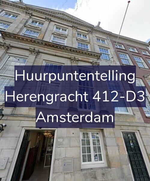 Foto gevel Huurpuntentelling voor Herengracht 412-D3, Amsterdam