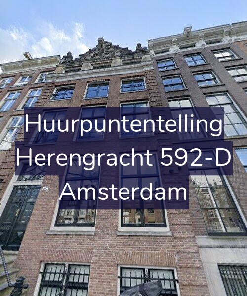 Foto gevel Huurpuntentelling voor Herengracht 592-D, Amsterdam