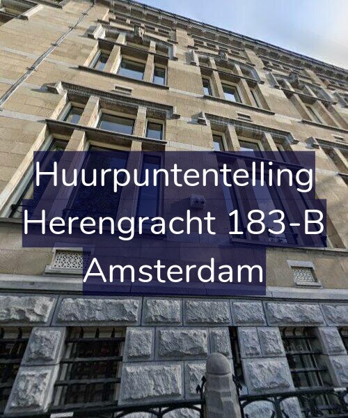 Foto gevel Huurpuntentelling voor Herengracht 183-B, Amsterdam