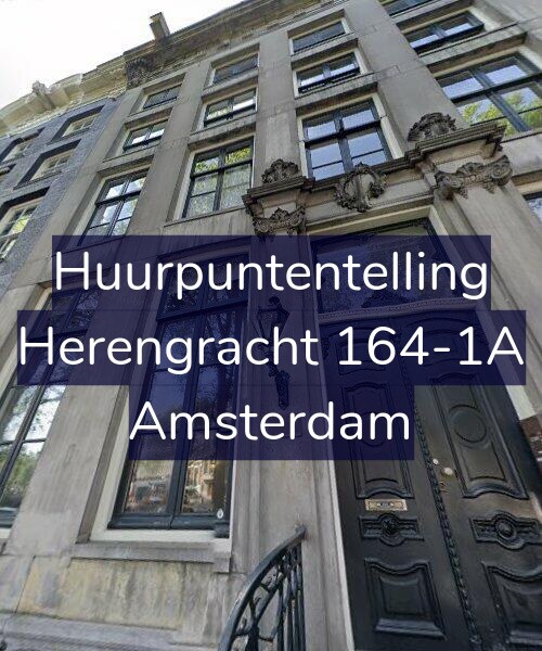 Foto gevel Huurpuntentelling voor Herengracht 164-1A, Amsterdam