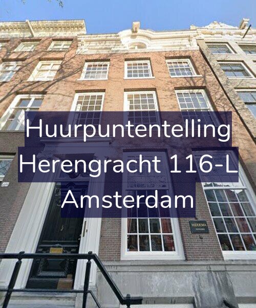 Foto gevel Huurpuntentelling voor Herengracht 116-L, Amsterdam