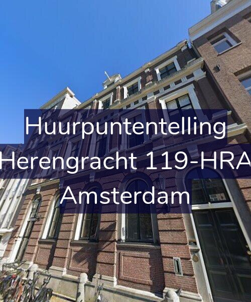 Foto gevel Huurpuntentelling voor Herengracht 119-HRA, Amsterdam