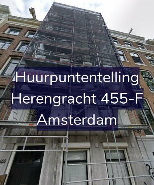 Foto gevel Huurpuntentelling voor Herengracht 455-F, Amsterdam