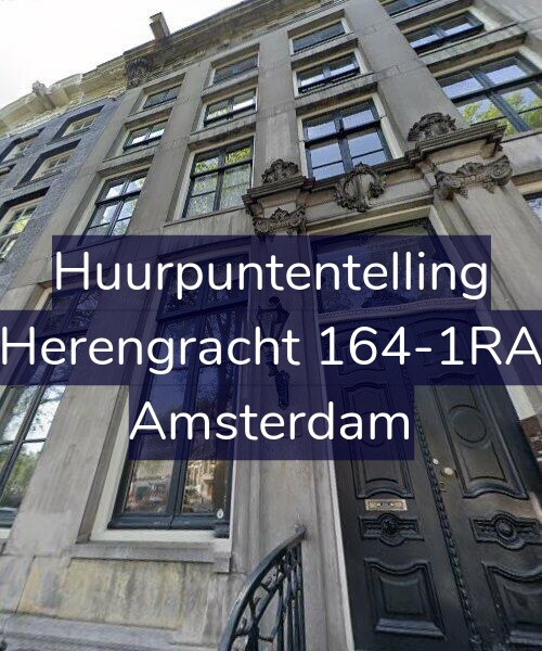 Foto gevel Huurpuntentelling voor Herengracht 164-1RA, Amsterdam