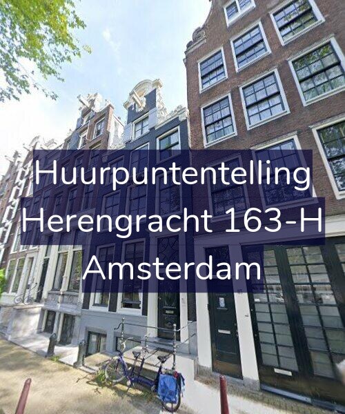 Foto gevel Huurpuntentelling voor Herengracht 163-H, Amsterdam