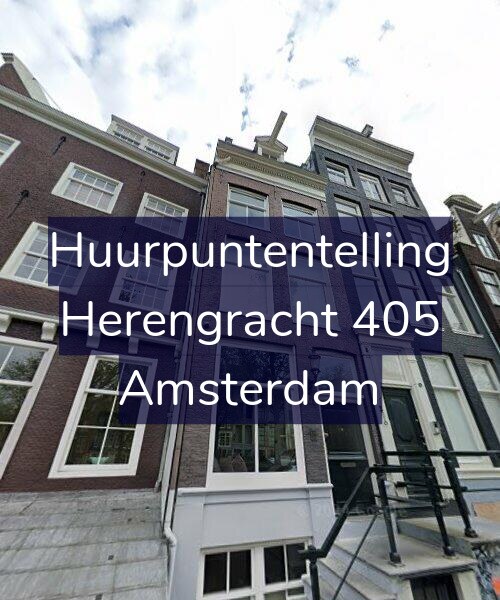 Foto gevel Huurpuntentelling voor Herengracht 405, Amsterdam