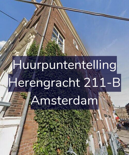 Foto gevel Huurpuntentelling voor Herengracht 211-B, Amsterdam