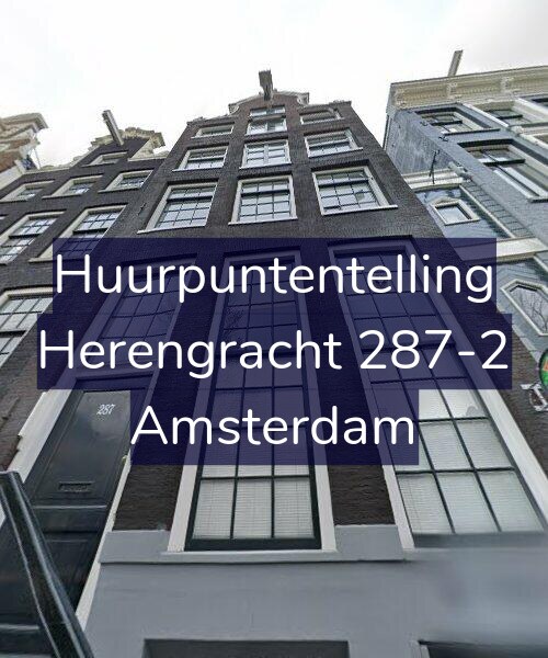Foto gevel Huurpuntentelling voor Herengracht 287-2, Amsterdam
