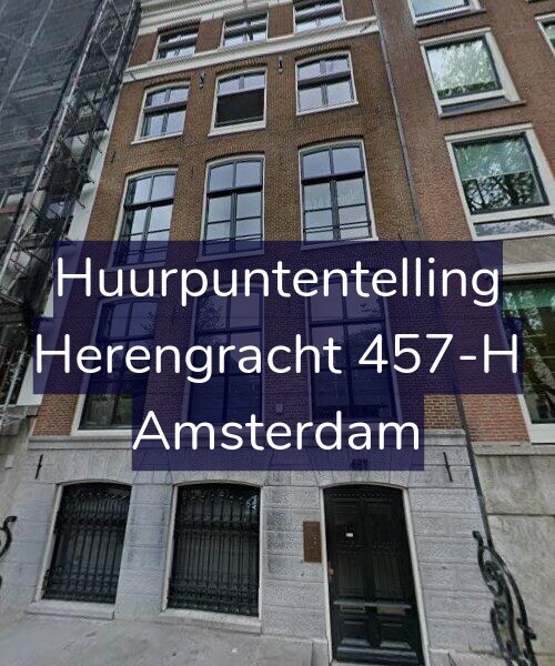 Foto gevel Huurpuntentelling voor Herengracht 457-H, Amsterdam