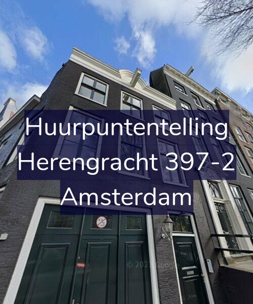 Foto gevel Huurpuntentelling voor Herengracht 397-2, Amsterdam