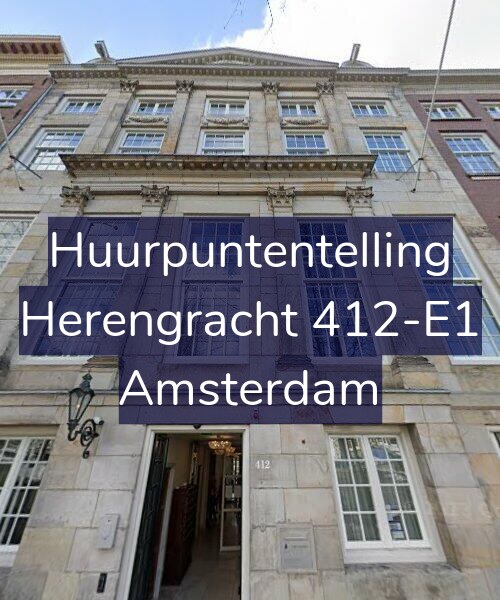 Foto gevel Huurpuntentelling voor Herengracht 412-E1, Amsterdam