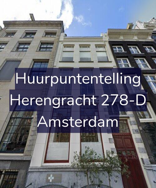 Foto gevel Huurpuntentelling voor Herengracht 278-D, Amsterdam