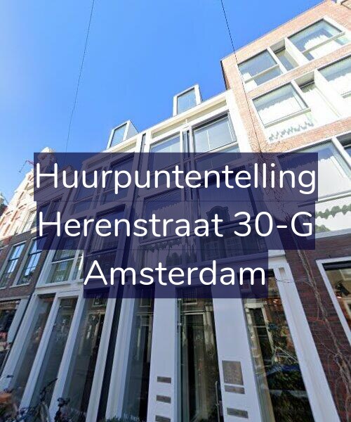 Foto gevel Huurpuntentelling voor Herenstraat 30-G, Amsterdam