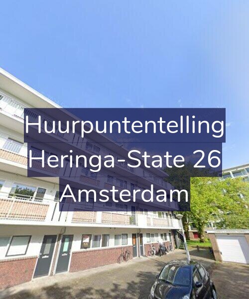 Foto gevel Huurpuntentelling voor Heringa-State 26, Amsterdam