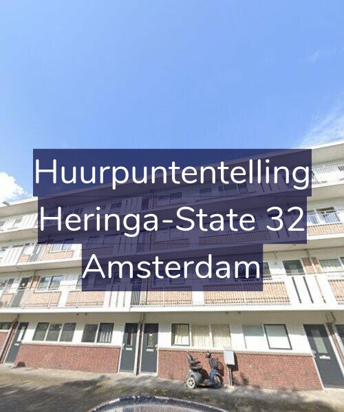 Foto gevel Huurpuntentelling voor Heringa-State 32, Amsterdam