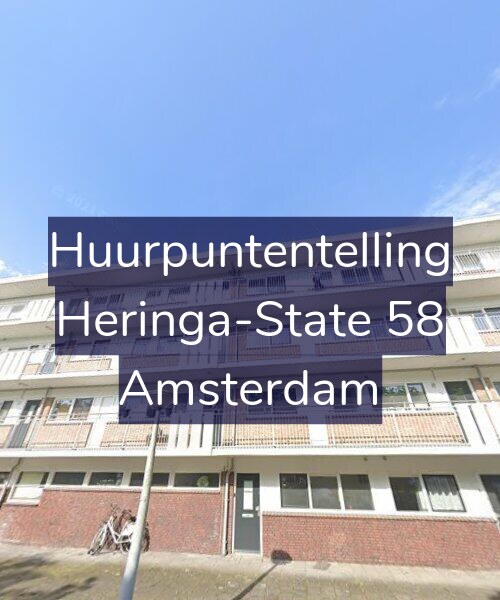 Foto gevel Huurpuntentelling voor Heringa-State 58, Amsterdam