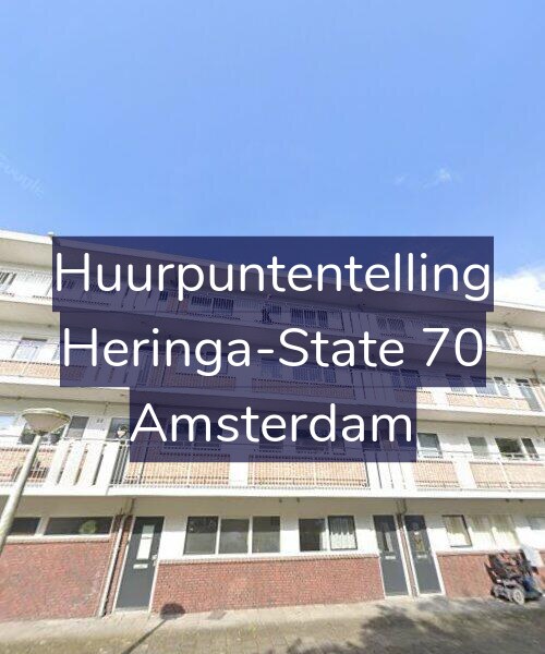 Foto gevel Huurpuntentelling voor Heringa-State 70, Amsterdam