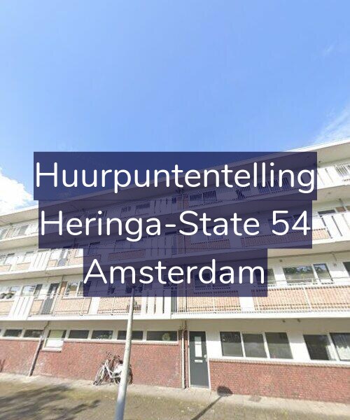 Foto gevel Huurpuntentelling voor Heringa-State 54, Amsterdam