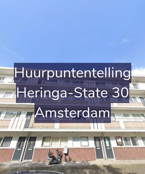 Foto gevel Huurpuntentelling voor Heringa-State 30, Amsterdam